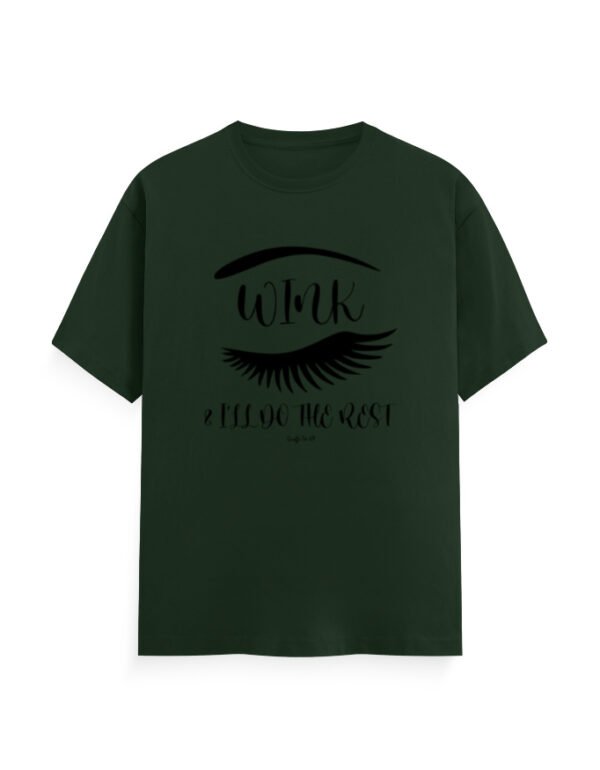Round Neck T-Shirt - Graffi-Tee - Wink & I'll Do The Rest - Image 5