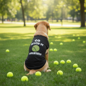 DOG T-SHIRT - FETCH IT YOURSELF