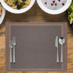 Placemat - Mocha Grid