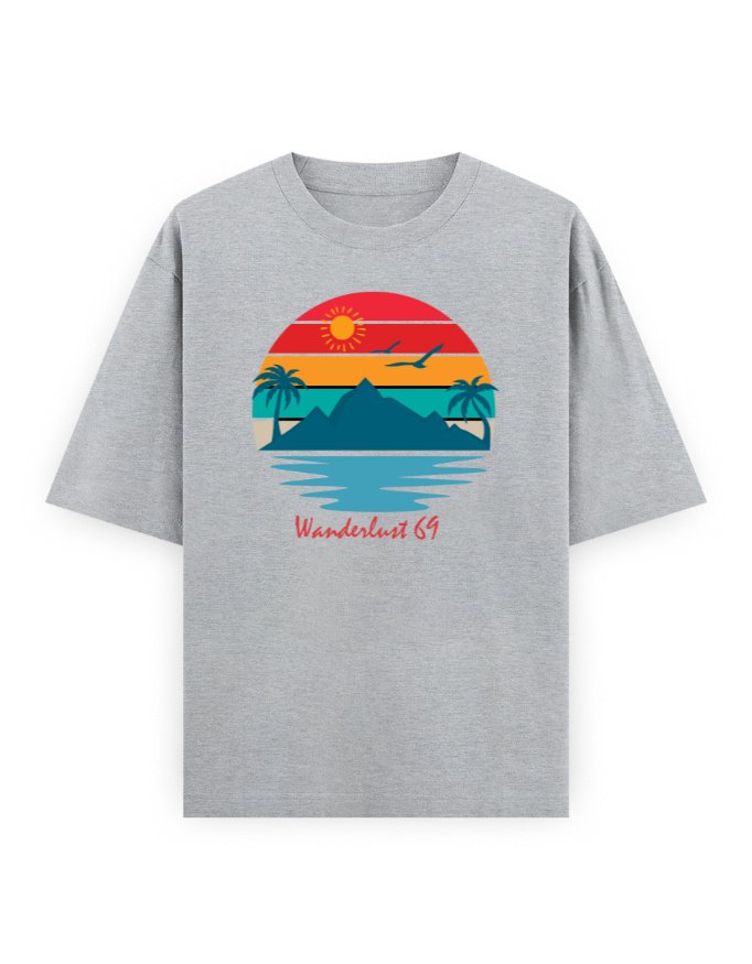 Unisex Oversized Classic T-Shirt - Wanderlust - Image 6