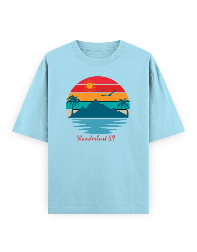 Unisex Oversized Classic T-Shirt - Wanderlust - Image 2