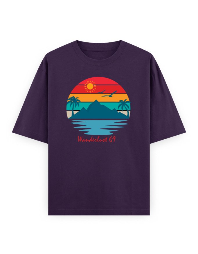 Unisex Oversized Classic T-Shirt - Wanderlust - Image 3
